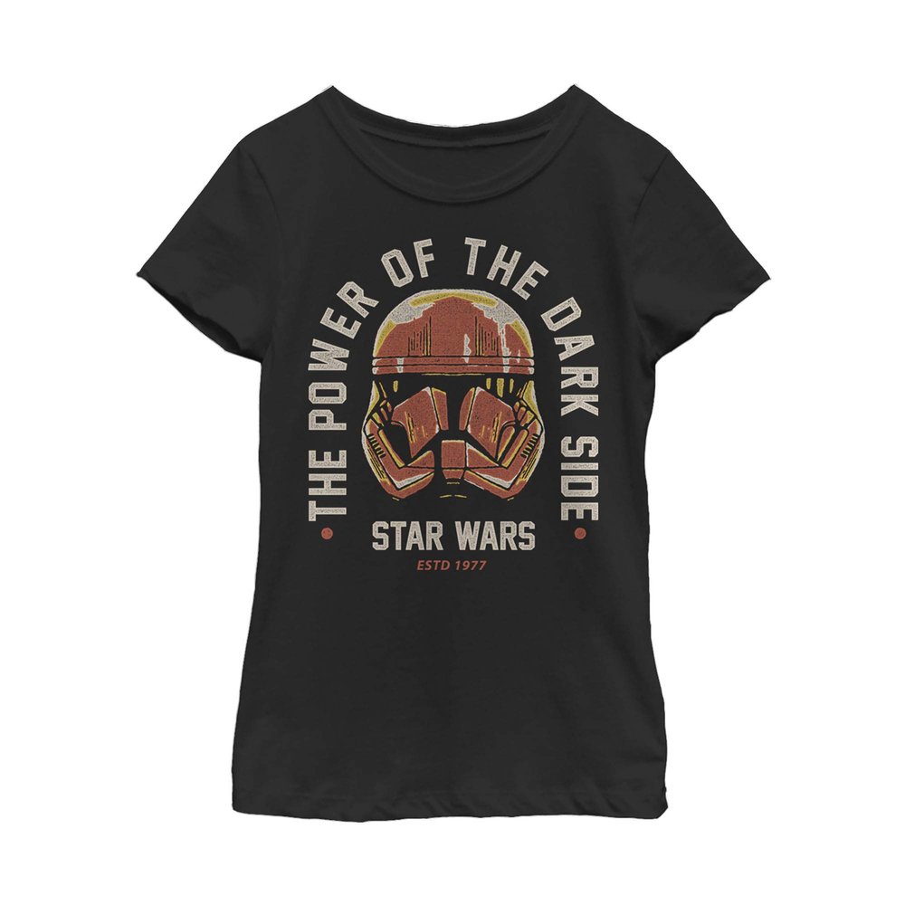 Star Wars Girl's Power Of Sith Trooper T-Shirt Black, Large