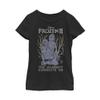 Fifth Sun Frozen 2 Sketchy Group Girl's Solid Crew Tee, Black, Small view 1