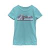 Fifth Sun Girls' T-Shirt, Tahiti Blue, Large view 1