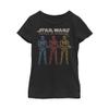 Star Wars Girl's Color Guards Short Sleeve Tee Shirt, Black, X-Large view 1