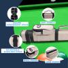GSE Games & Sports Expert 2x2 Deluxe Hard Billiard Pool Cue Stick Carrying Case, Billiard Cue Case, Billiards Accessories (Square - Grey) view 2