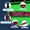 GSE Games & Sports Expert 2x2 Deluxe Hard Billiard Pool Cue Stick Carrying Case, Billiard Cue Case, Billiards Accessories (Square - Burgundy) view 2