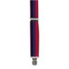 CTM Striped Bi Pride Clip-End Suspenders, Pink view 3