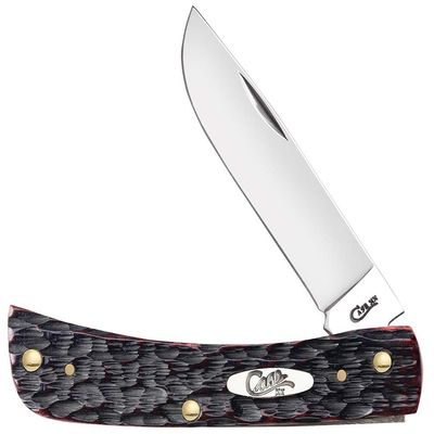 CASE XX WR Pocket Knife Sod Buster Jr Crimson Peach Seed Jig Bone Item #27383 - (6137 SS) - Length Closed: 3 5/8 Inches