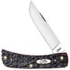 CASE XX WR Pocket Knife Sod Buster Jr Crimson Peach Seed Jig Bone Item #27383 - (6137 SS) - Length Closed: 3 5/8 Inches view 1
