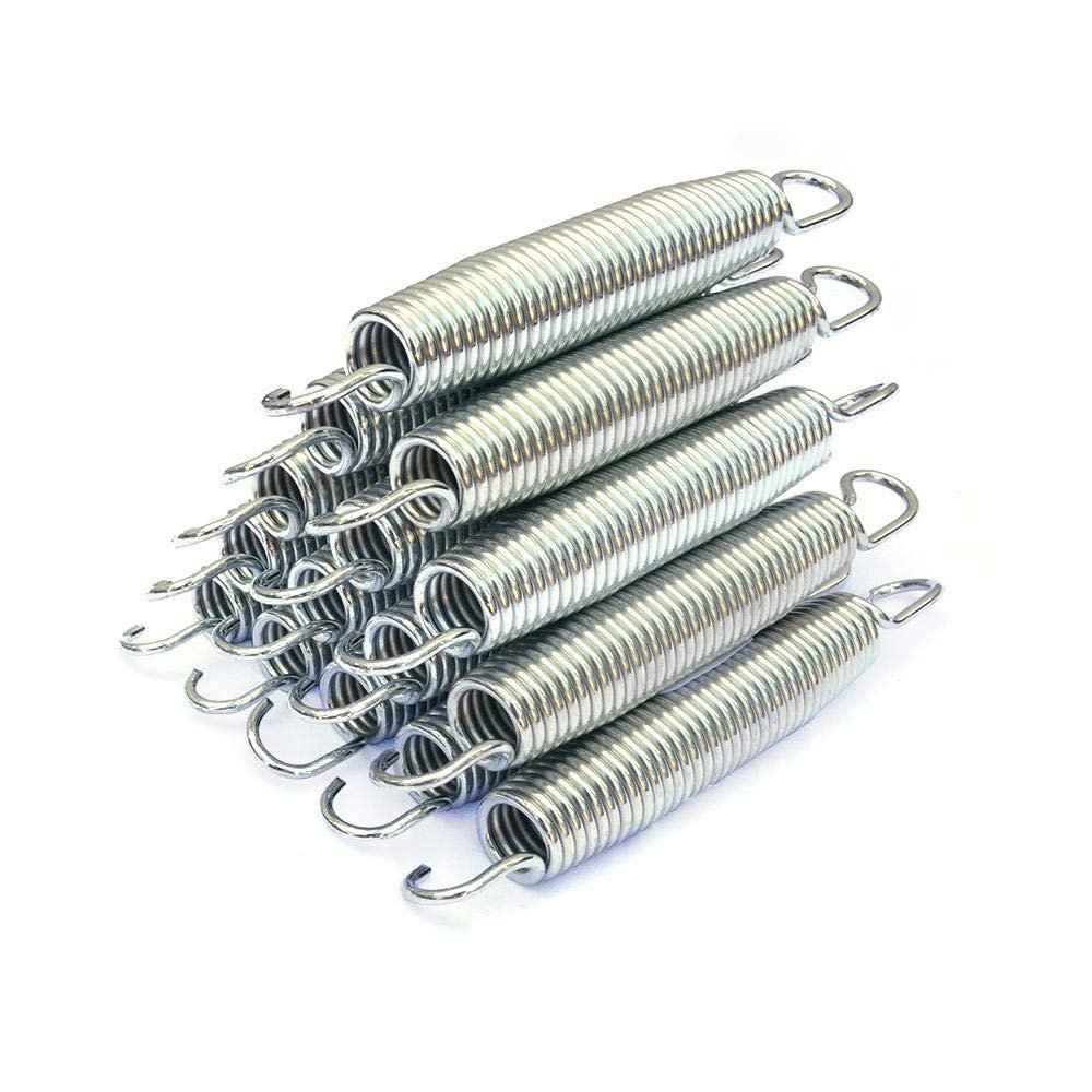 SkyBound 6.5" Inch Replacement Trampoline Springs - Heavy-Duty Galvanized Steel - Set of 12