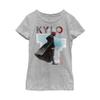 STAR WARS Girl's The Rise of Skywalker Sinister Kylo T-Shirt - Athletic Heather - X Small view 1