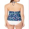 High Neck Halter Tankini Swim Top view 2