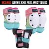 Triple Eight Saver Series 3-Pack Pad Set Ideal for Skateboarding, In-line Skating, Roller Skating, and Biking view 3