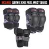 Triple Eight Saver Series 3-Pack Pad Set Ideal for Skateboarding, In-line Skating, Roller Skating, and Biking view 2