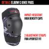 Triple Eight Saver Series 3-Pack Pad Set Ideal for Skateboarding, In-line Skating, Roller Skating, and Biking view 3