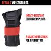 Triple Eight Saver Series 3-Pack Pad Set Ideal for Skateboarding, In-line Skating, Roller Skating, and Biking view 4
