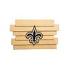 FOCO New Orleans Saints NFL Staggered Wood Logo Sign view 1
