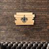 FOCO New Orleans Saints NFL Staggered Wood Logo Sign view 2
