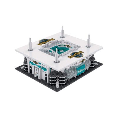 FOCO NFL Miami Dolphins 3D BRXLZ Stadium Building Block Set3D BRXLZ Stadium Building Block Set, Team Color, One Size