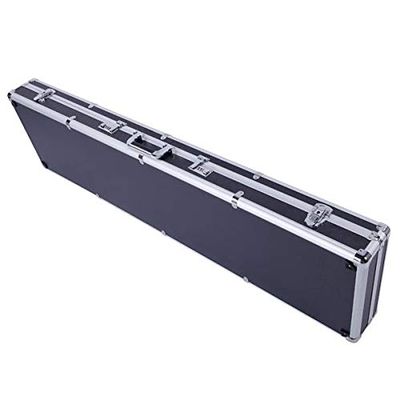 USAStock Gun Case 135X35X12cm Aluminum New Framed Locking Gun Pistol Handgun Lock Box Hard Storage Carry Case Black