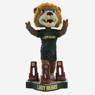 FOCO Marigold Baylor Women's Basketball 3X National Champions Bobblehead NCAA