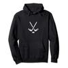 Hockey Sticks and Puck Trendy for a Girl Pullover Hoodie view 1
