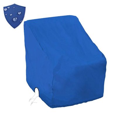 Boat Center Console Cover Medium Size 600D Blue Heavy Duty Waterproof Cover