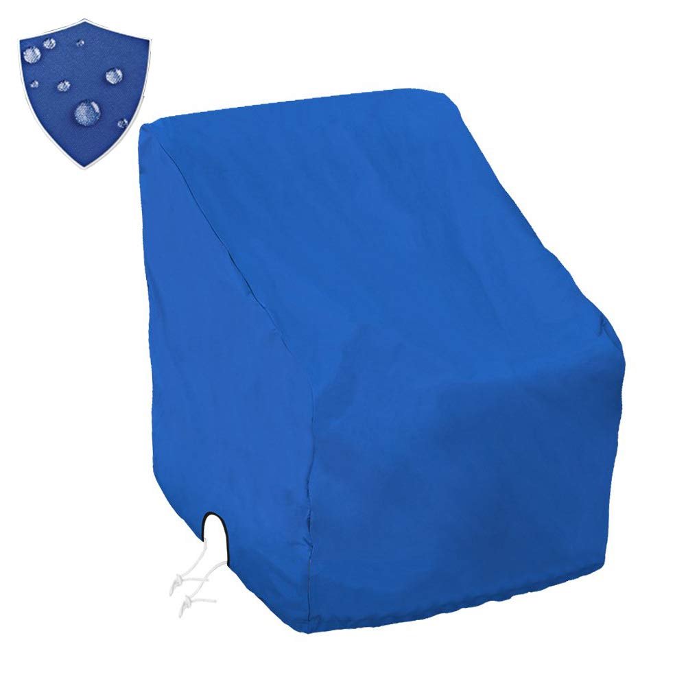 Boat Center Console Cover Medium Size 600D Blue Heavy Duty Waterproof Cover