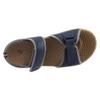 Acorn Men's Everywear Grafton Sandal, lightweight with a cushioned footbed plus soft adjustable leather straps, Navy Blue, 11 view 3