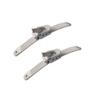 UP100 1 Sets White Snowboard Binding Parts 2 Buckles and 2 Straps for Snowboard Strap-in Toe Tongue Binding System (Small Type) view 2