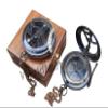 Engraved Nautical Compass, Personalized Compass, Mens Gift, Groomsmen Gift, Wedding Gift, Hiking Gift, Corporate Gift, Engraved Gift (Engraved with Wooden Box) view 1