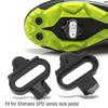 Bike Cleat Plates, Stainless Steel Cleat Locking Plates for SPD Pedals, Adjustable, Compatible with Mountain Bike, Secure Fit, Includes Nuts, 2 Pairs view 3