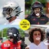 SLEEFS Football Mouth Guard - Adult/Youth Mouthguard with Strap - Lip/Teeth Protector Mouthpiece - No Boil - for Youth/Adults, Maximum Air Flow, for All Sports - White view 3