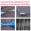 EASY BIG Cast Fishing Net with Aluminum Frame, 0.8 inch Mesh, 7.8-13.8 ft Diameter view 4