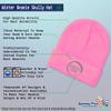 Beanies for Men Garbage Truck Embroidery Trucks Winter Hats for Women Acrylic Skull Cap 1 Size Soft Pink Design Only view 2