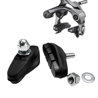 ABSOAR Cycling C Brake Pads for Road Bike BMX City Bicycle Brake Pads Replacement Brake Shoes 48mm, Pair