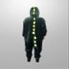 Jammies For Parties Animal Pajamas for Adult Unisex Cosplay Costume Plush One Piece (Youth(4.10'-5.5'), Dinosaur) view 2