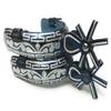 Authentic Mexican Charro Blue Spurs, Espuelas Charras Azules view 2