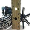 Authentic Mexican Charro Blue Spurs, Espuelas Charras Azules view 3
