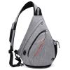 TUDEQU Sling Bag for Men Crossbody Backpack,19L Sling Backpack Mens Sling Bag, 8 Pockets Sling Pack,One Strap Backpack view 1