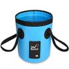 BANCHELLE Collapsible Bucket Water Container Portable Folding Camp Wash Basin for Outdoor Traveling Hiking Fishing Car Washing Gardening Camping (Blue, 12L) view 1