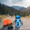 BANCHELLE Collapsible Bucket Water Container Portable Folding Camp Wash Basin for Outdoor Traveling Hiking Fishing Car Washing Gardening Camping (Blue, 12L) view 3
