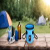 BANCHELLE Collapsible Bucket Water Container Portable Folding Camp Wash Basin for Outdoor Traveling Hiking Fishing Car Washing Gardening Camping (Blue, 12L) view 4