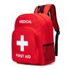 PAXLAMB Red First Aid Bag Empty First Aid Backpack Empty Medical Storage Bag for First Aid Kits Pack Emergency Hiking Backpacking Camping Cycling Travel Car (15.7 * 11.8 * 5.9") view 1