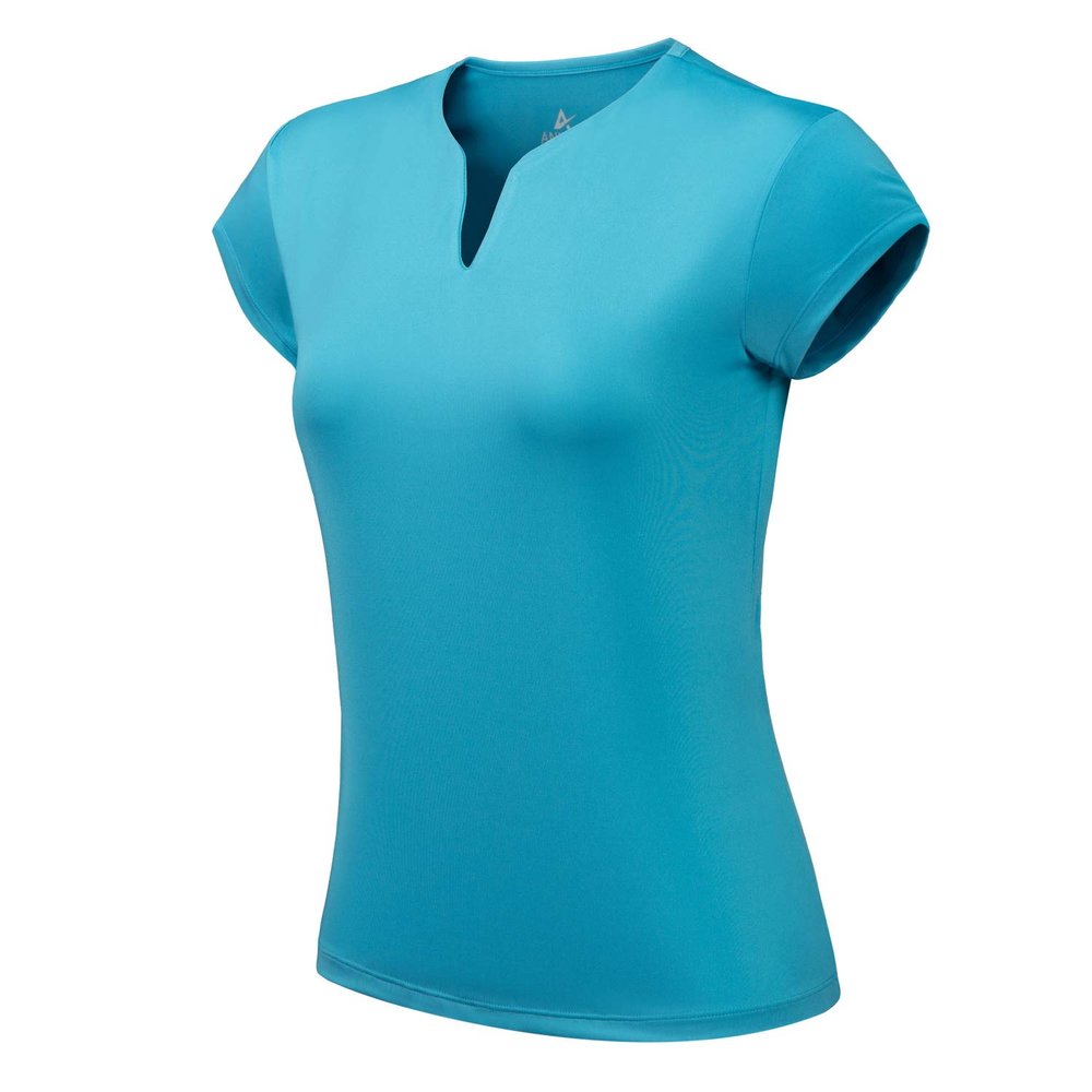 ANIVIVO Women Golf Shirts V-Neck Solid Tennis Shirts for Women, Active Tank Top Shirts for Running& Women Tennis Clothing(SkyBlue,XL)