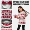 Janisramone New Kids Girls Boy Reindeer Print Christmas Jumper Children Retro Winter Sweater view 4