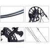 ZSHJGJR Archery Compound Bow Kit 40lbs Complete Triangle Hunting Bow All Accessories Competition Composite Bow with Carbon Arrows for Outdoor Shooting (Black) view 4