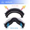 EXP VISION Snowboard Ski Goggles Men Women Youth, Anti Fog OTG Winter Snow Goggles Spherical Detachable Lens (Silver) view 4