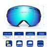 EXP VISION Snowboard Ski Goggles Men Women Youth, Anti Fog OTG Winter Snow Goggles Spherical Detachable Lens (Blue) view 2