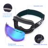 EXP VISION Snowboard Ski Goggles Men Women Youth, Anti Fog OTG Winter Snow Goggles Spherical Detachable Lens (Blue) view 3