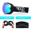 EXP VISION Snowboard Ski Goggles Men Women Youth, Anti Fog OTG Winter Snow Goggles Spherical Detachable Lens (Blue) view 4