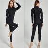 X-xyA Full Wetsuit Womens 2mm Neoprene Surfing Scuba Diving Snorkeling Winter Swimming Suit Thermal Swimsuit,Black,M view 2