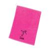 101 BEACH Women's Personalized Cotton Bowling Towel with Embroidered Name with Clip (Pink- Embroidered Name - Woman)
