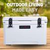 CAMP-ZERO 40L-42 Quart Hard Cooler Ice Chest, Perfect for Drinks, Beach, Picnics, Boating, Hunting, Camping and Travel with 4 Molded-in Cup Holders and Comfort Grip Handles view 4